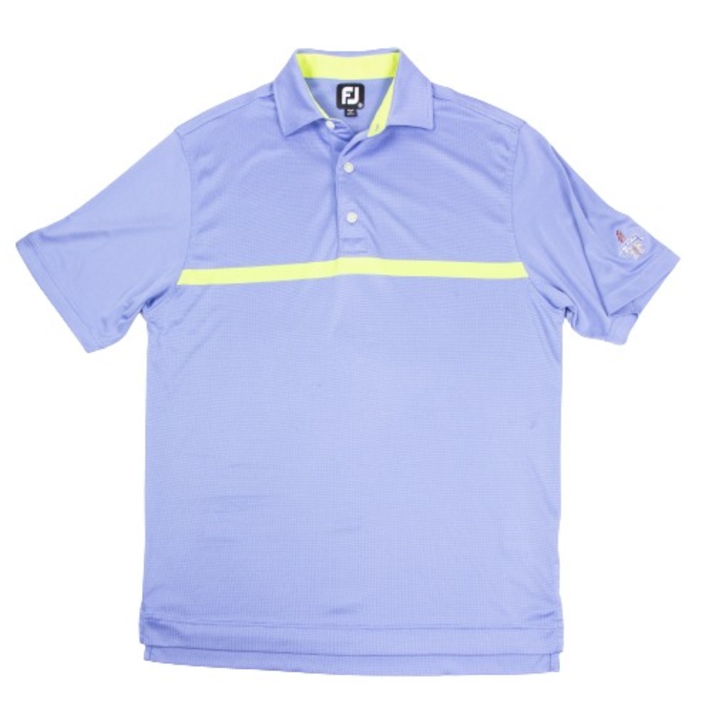 FootJoy Prodry Mens‎ L Blue Golf Polo Shirt Polyester Spandex